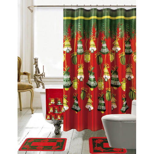 Daniels Bath Christmas Bathroom Decor 18 Piece Shower Curtain Set Walmart.com Daniels Bath Christmas Bathroom Decor 18 Piece Shower Curtain Set Walmart.com